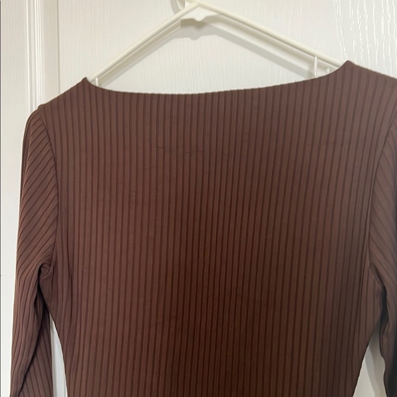 Abercrombie & Fitch Boatneck Ribbed Bodysuit - Picture 4 of 5